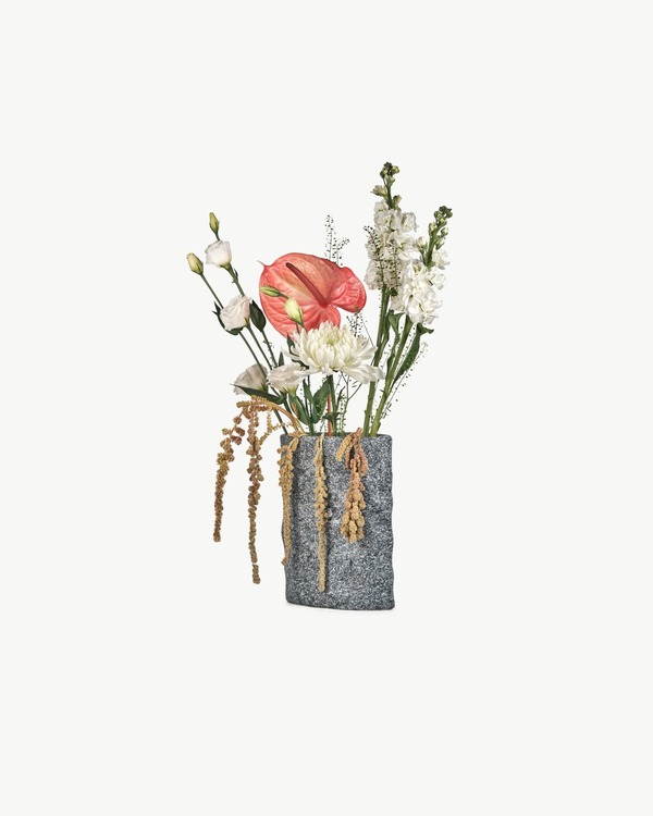 Coral Anthurium Vase