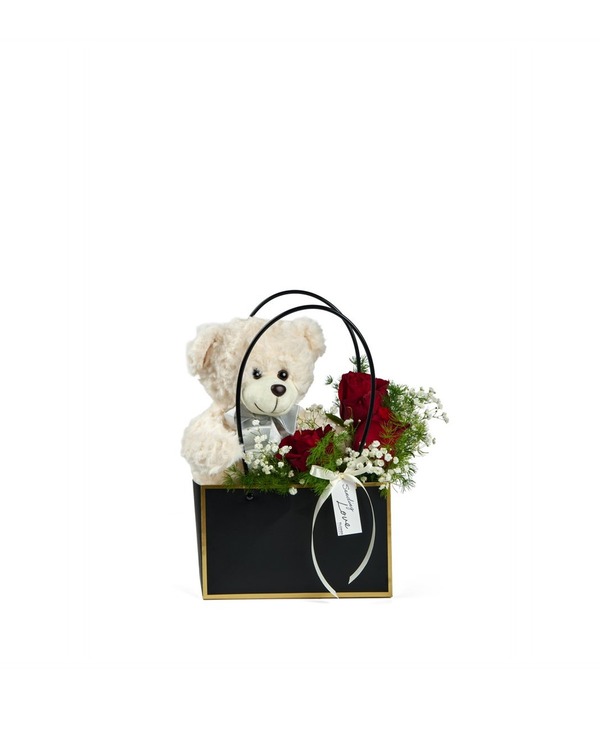 Teddy & Roses Gift Bag