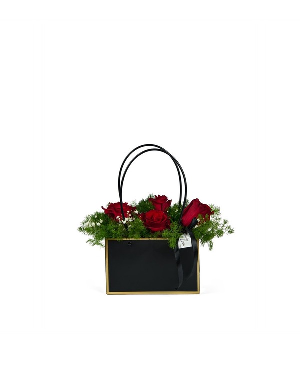 Red Rose Noir Bag