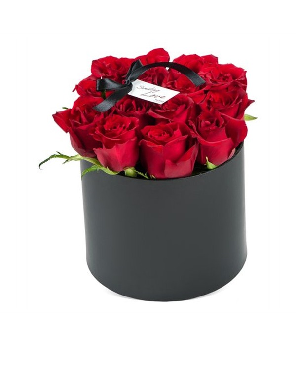 Red Rose Hatbox