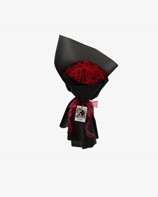 Noir Red Rose Bouquet