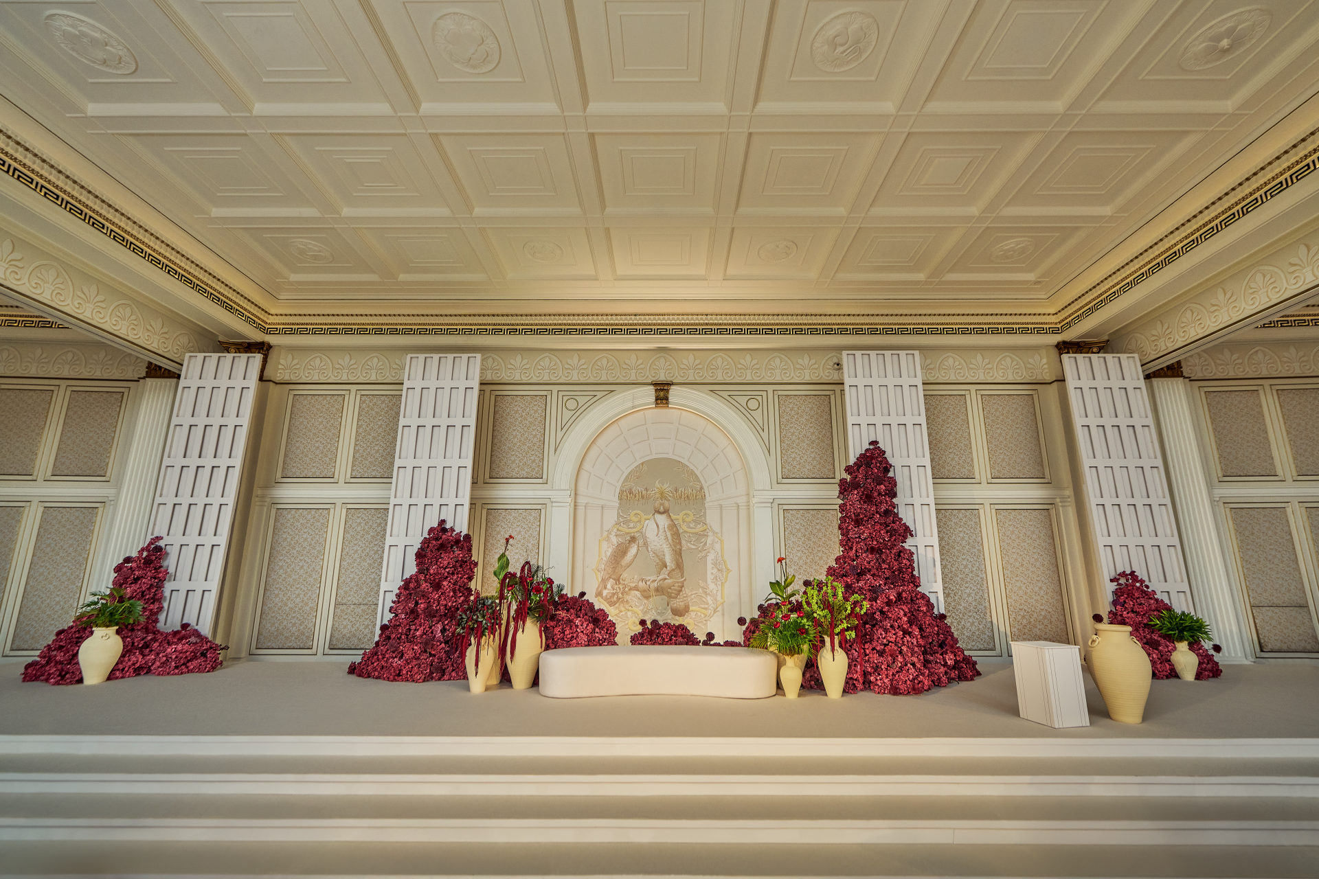 Ballroom and venue floral styling for a Dubai event, by Flower Corner — photo 153