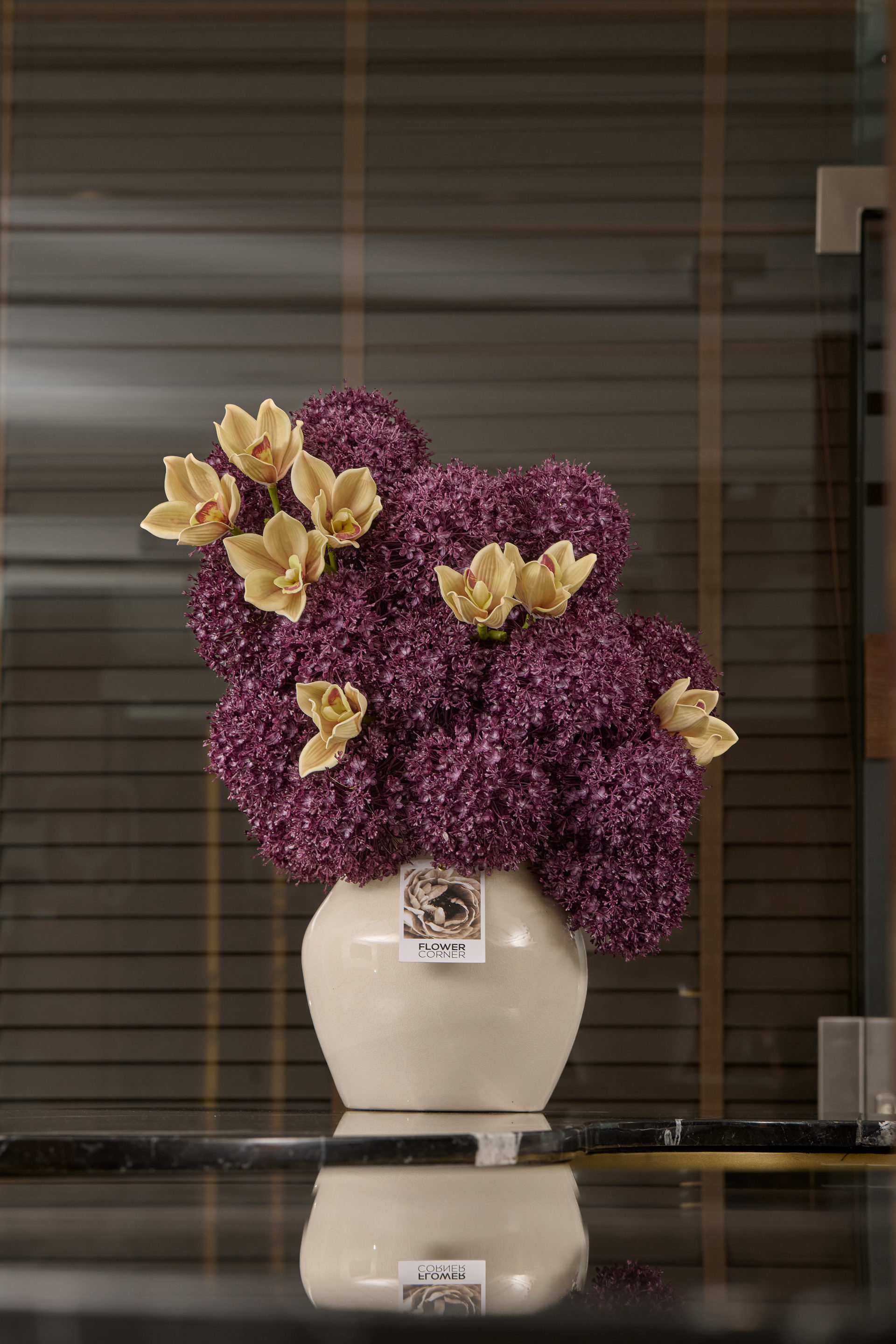 Ballroom and venue floral styling for a Dubai event, by Flower Corner — photo 203