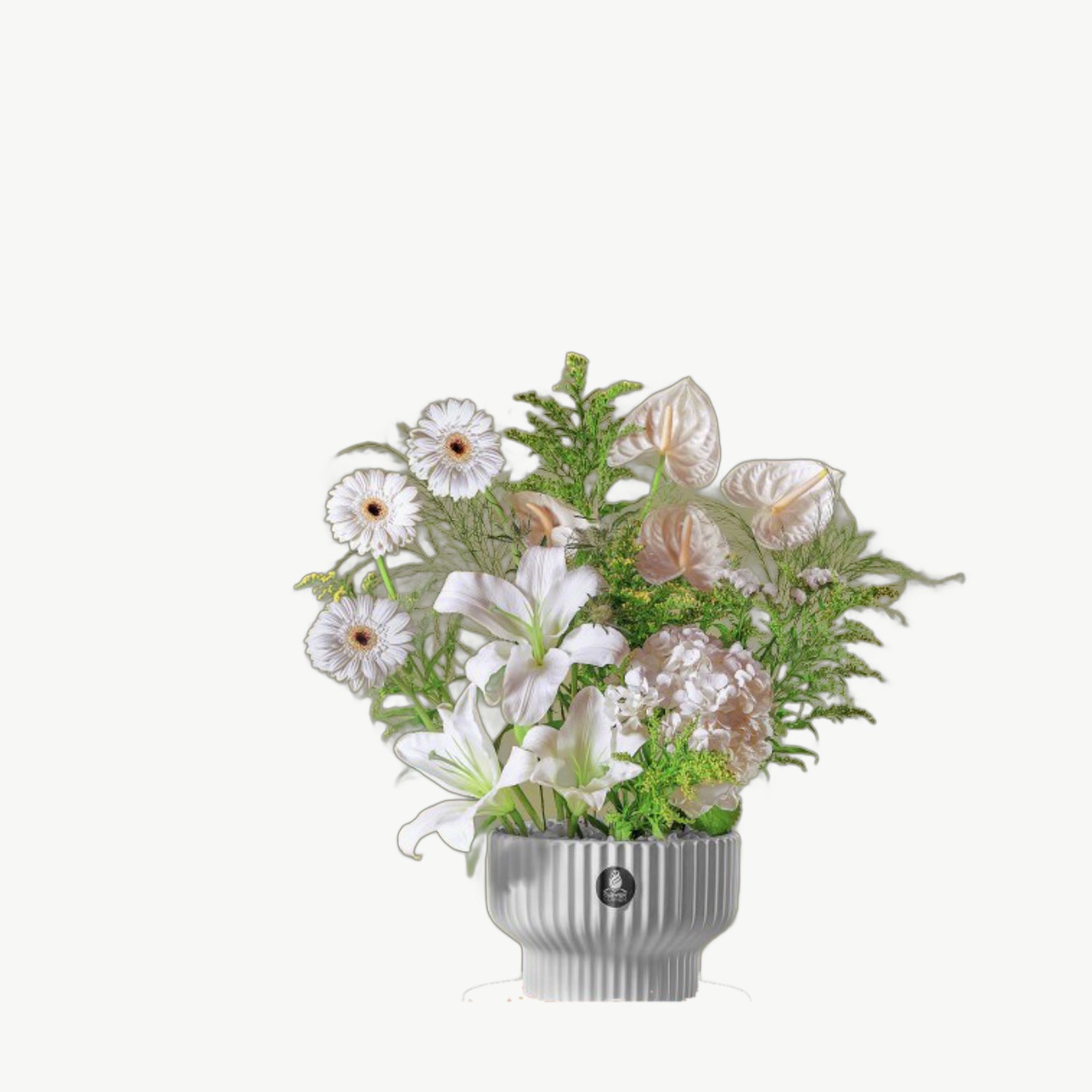 Soft White Vase