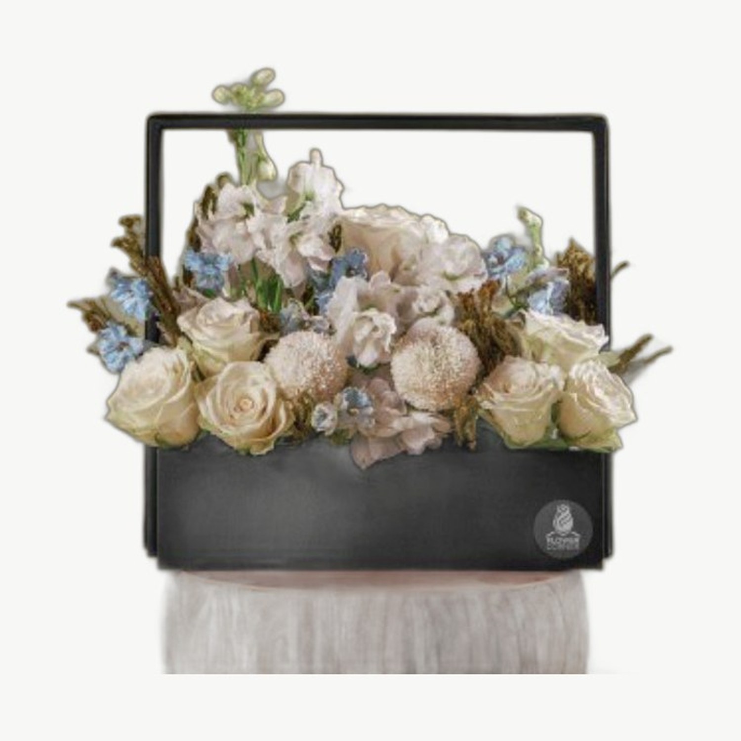 White Flower Bag