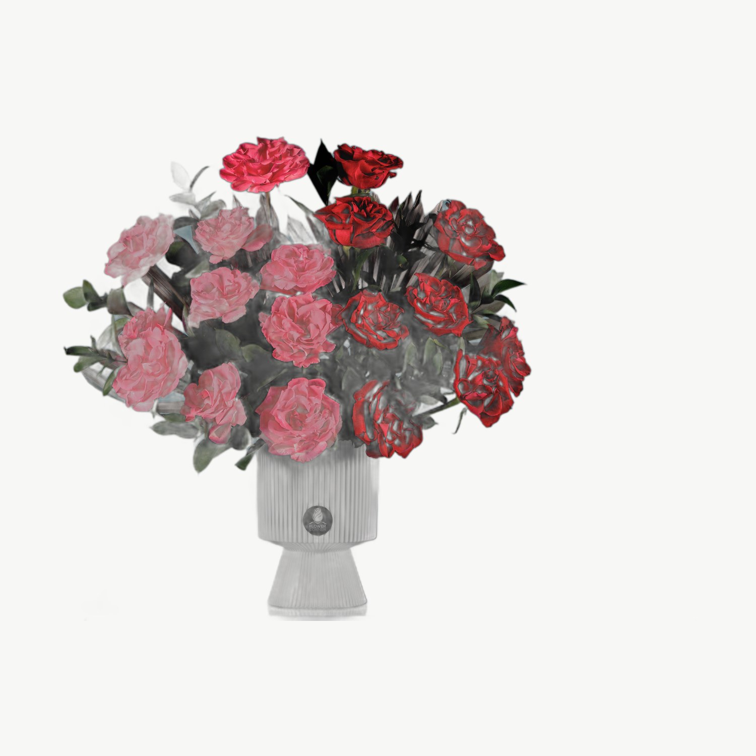 Pink Carnation Vase