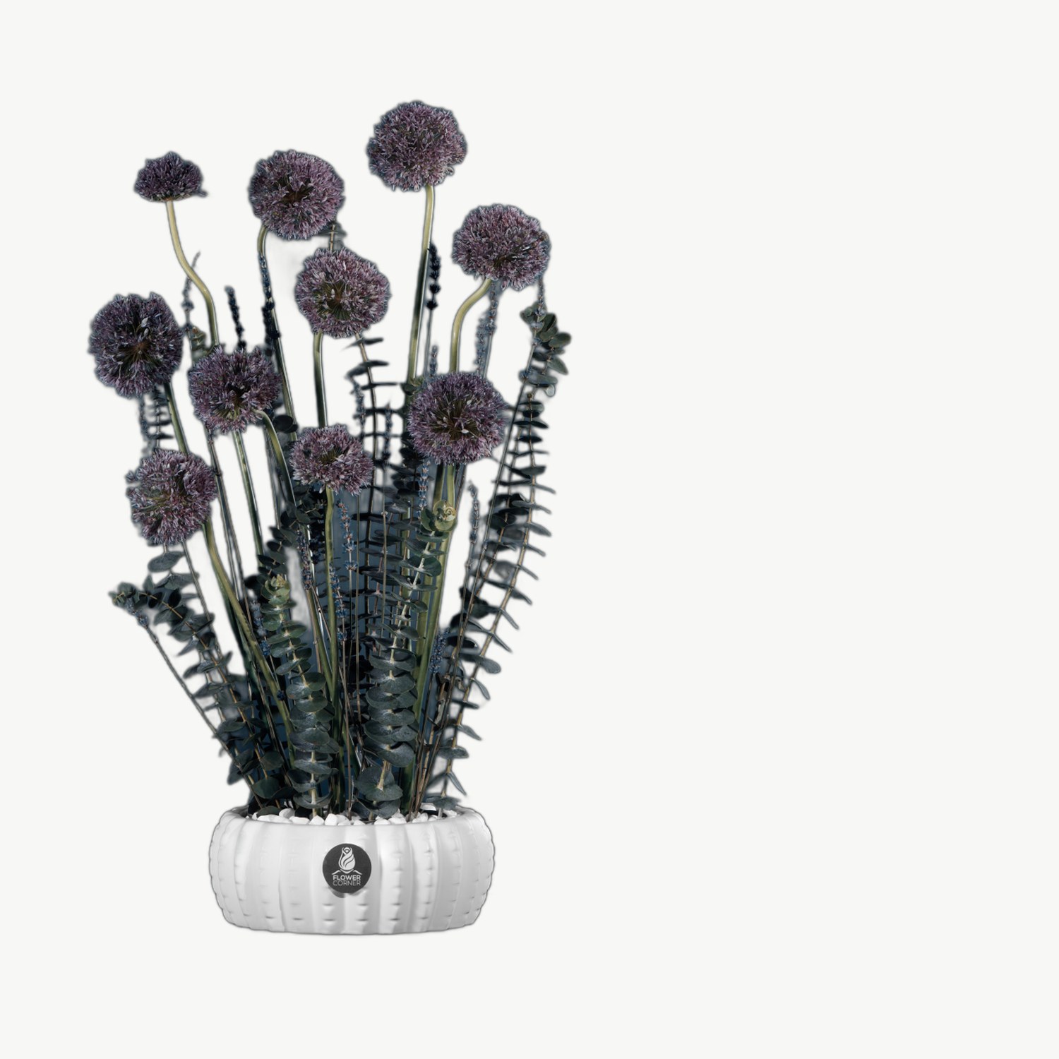 Purple Allium Vase