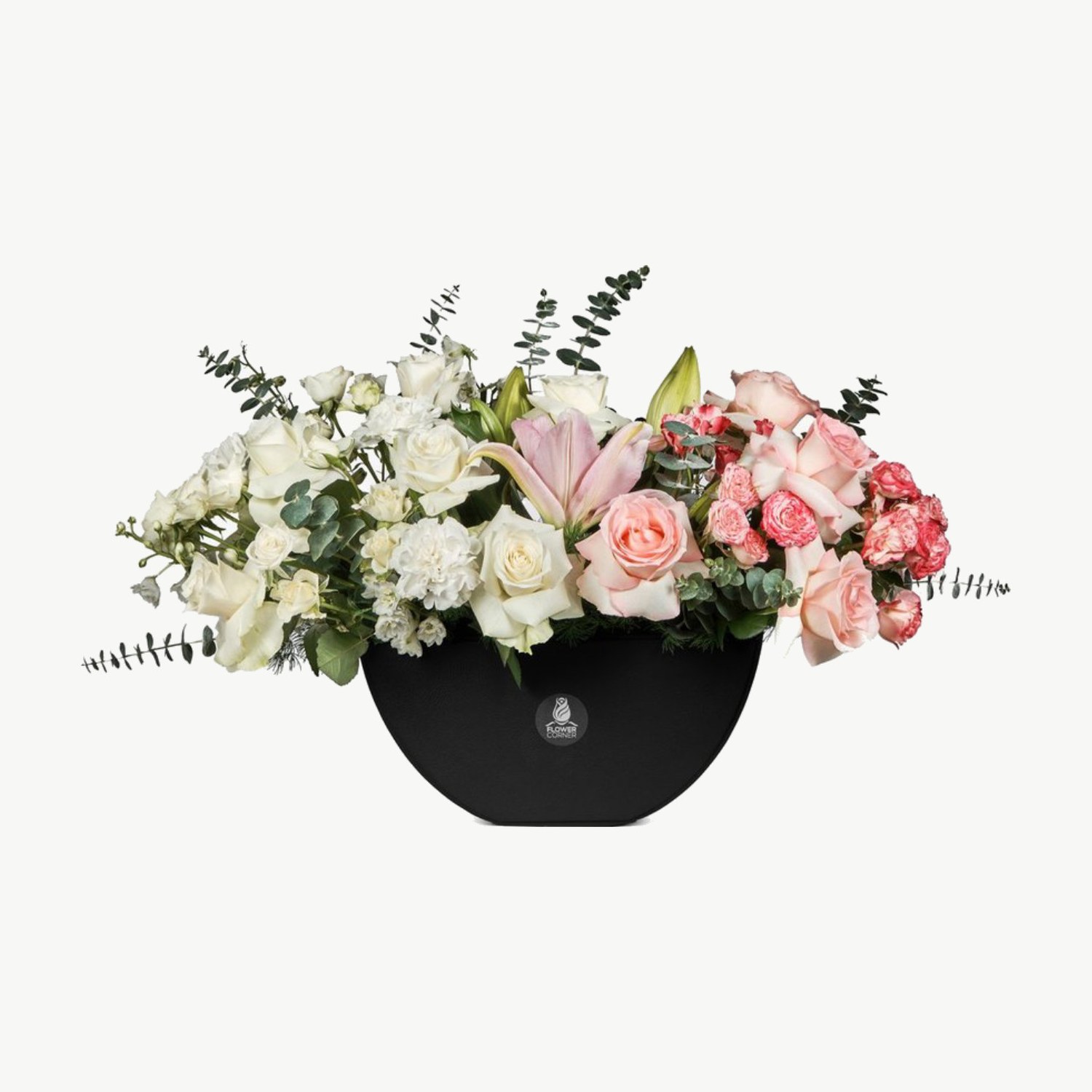 Blush Orchid & Anthurium Bowl
