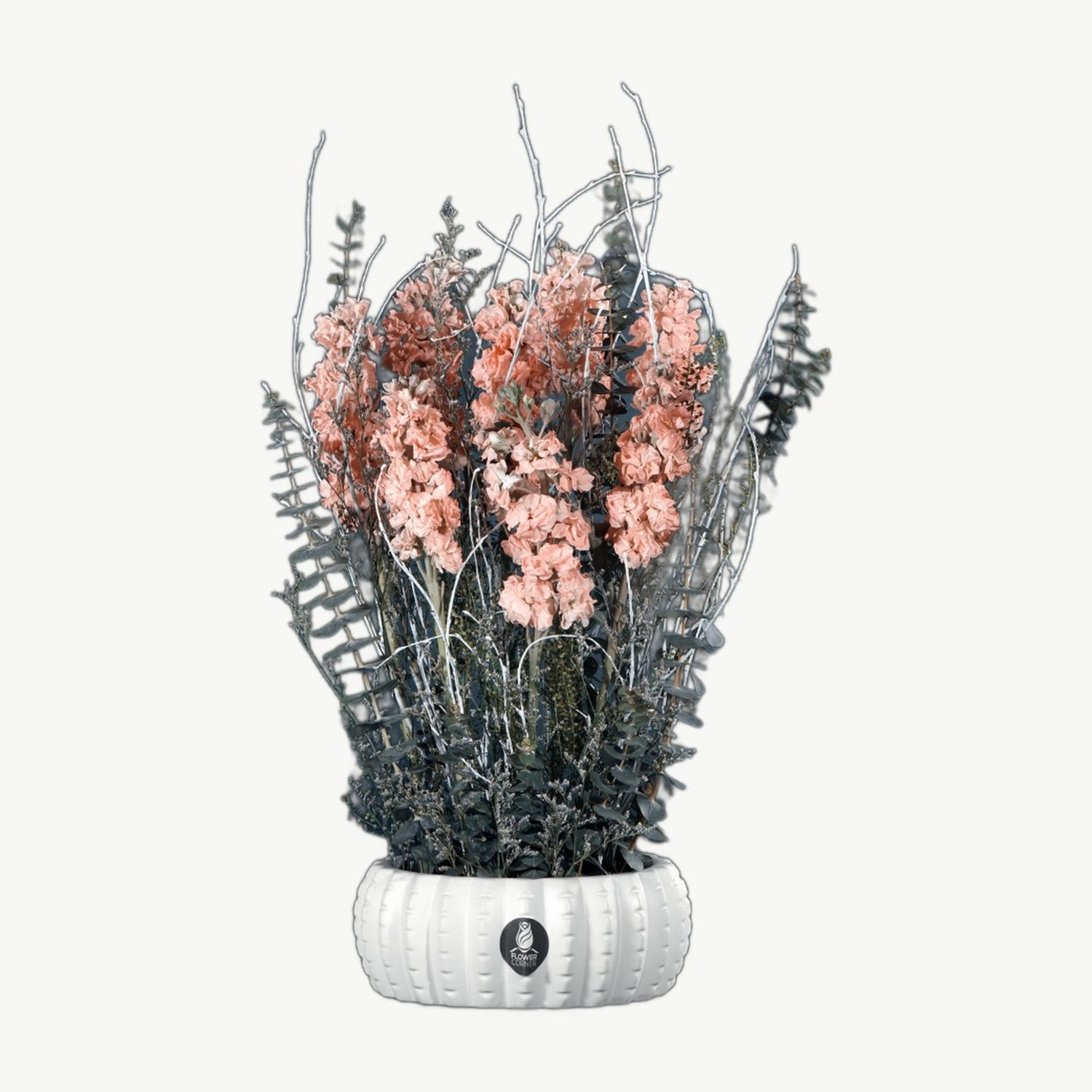 Coral Rose Vase