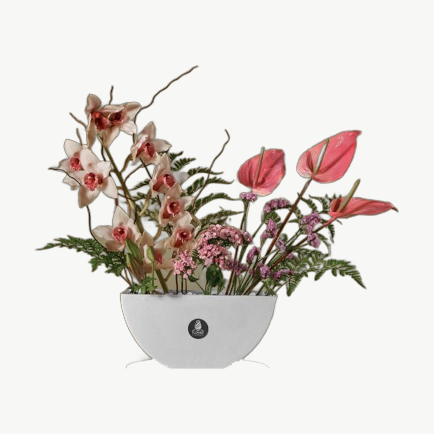 Pink Anthurium Bowl