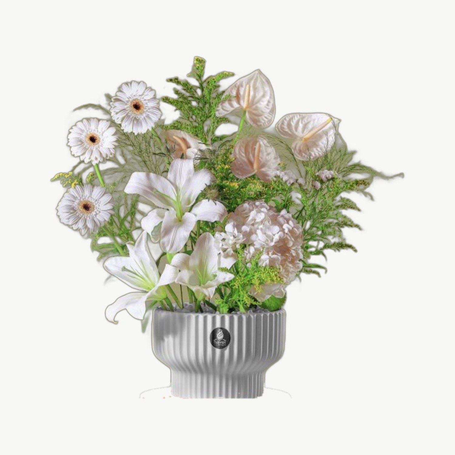 Soft White Vase