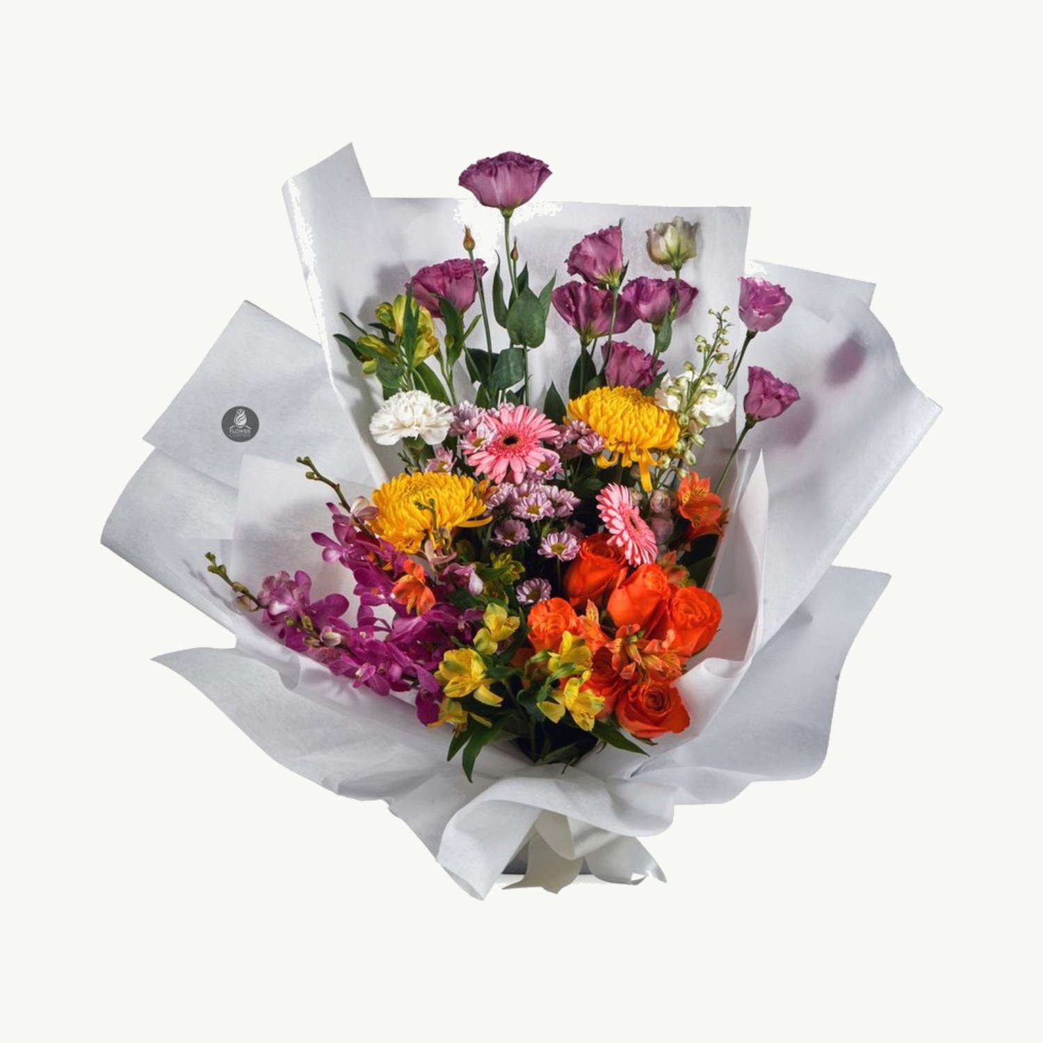 Pink Gerbera and Rose Bouquet