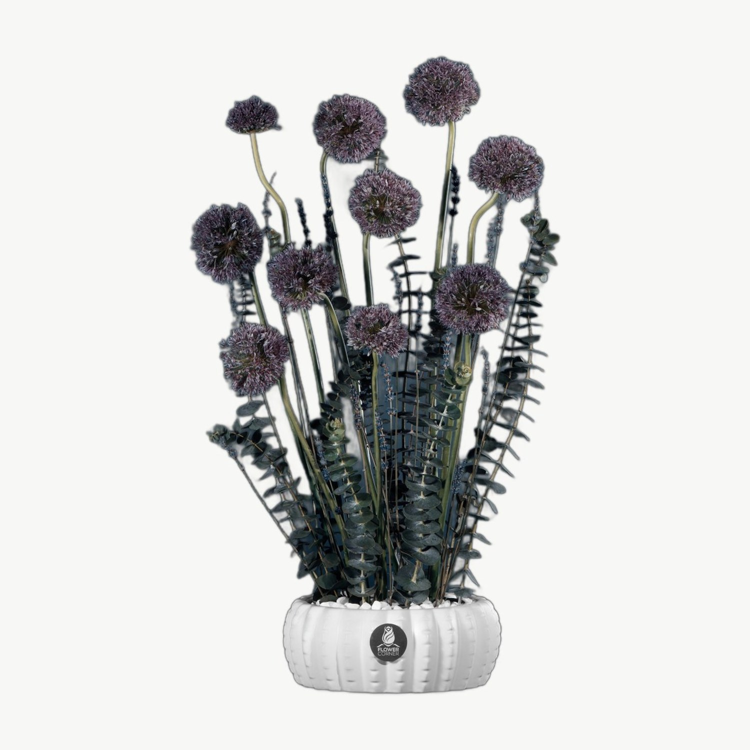 Purple Allium Vase