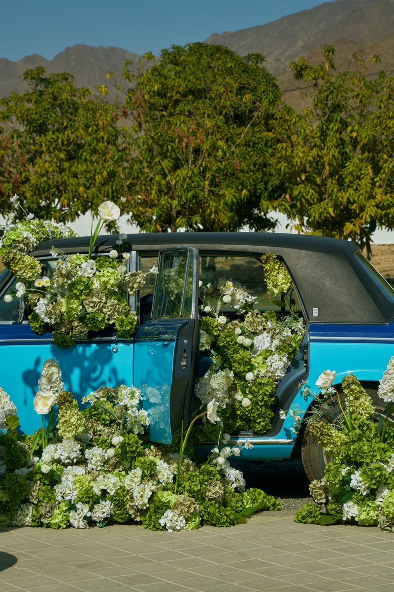 Classic Wedding Car (decorated)