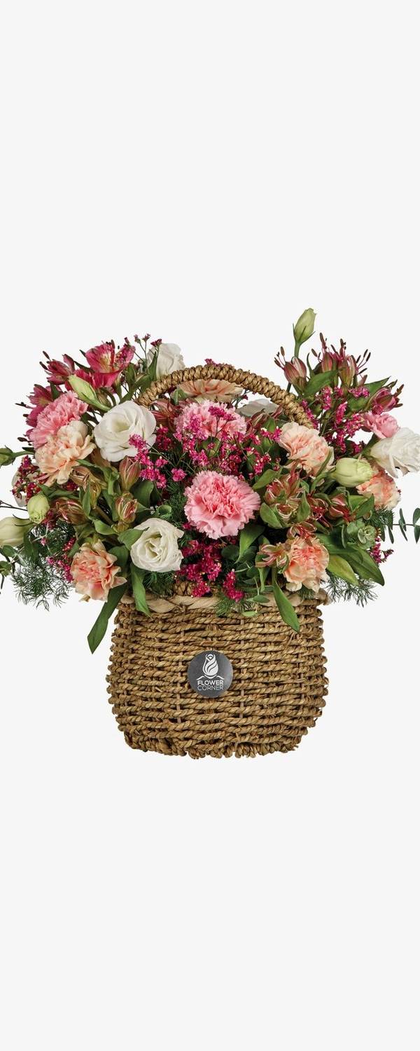 Blushing Meadow Basket