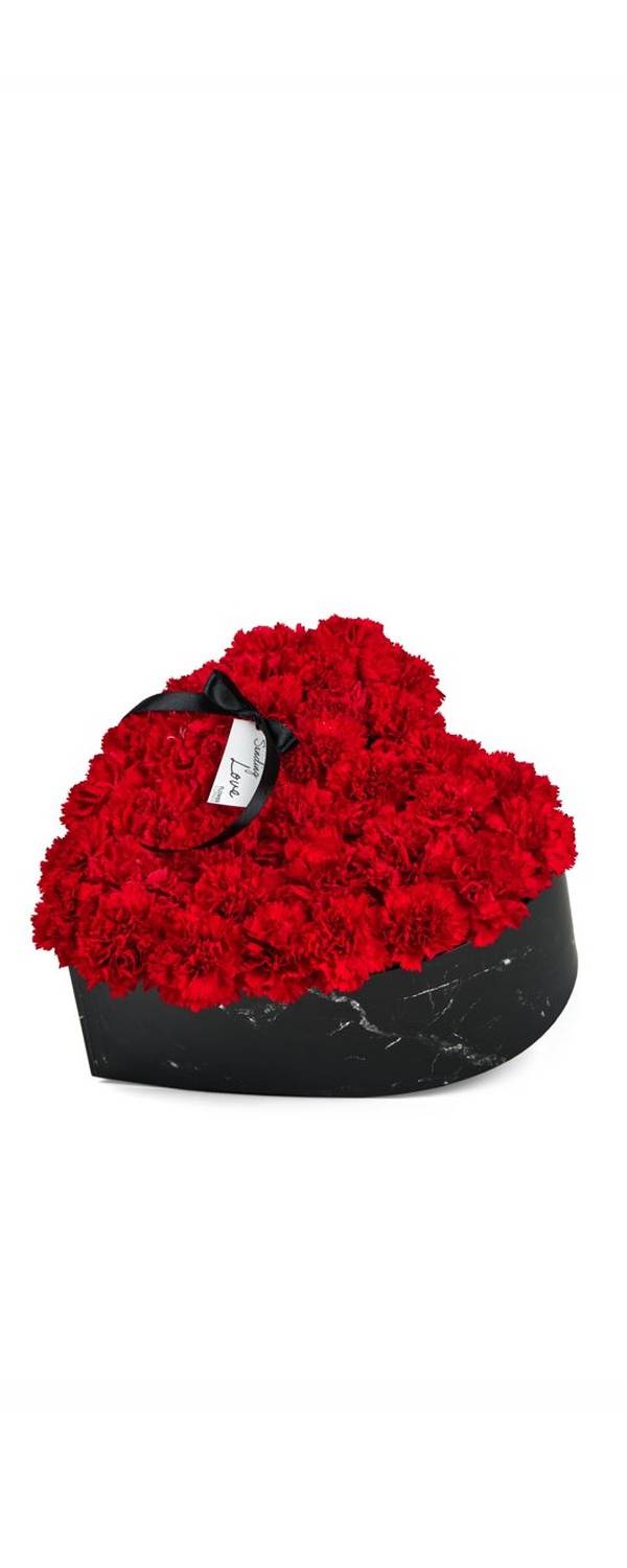 Scarlet Carnation Heart