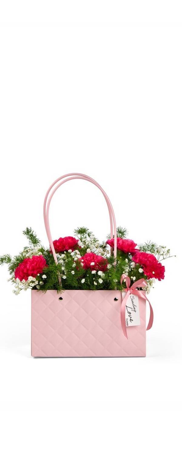 Pink Carnation Gift Bag