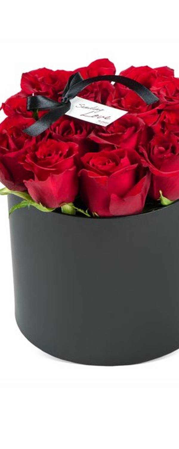 Red Rose Hatbox
