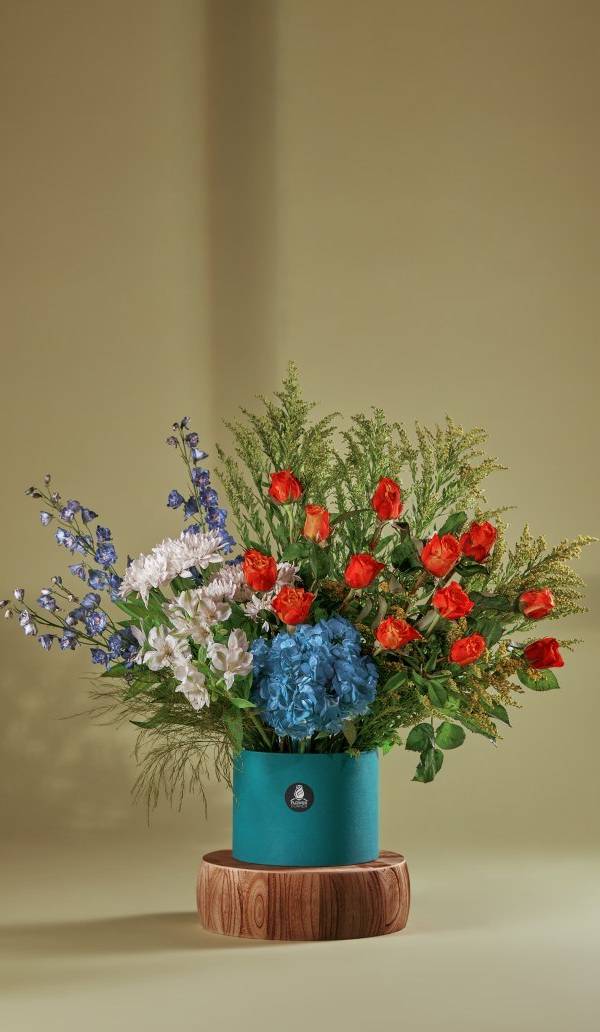 Coral Sky Flower Box