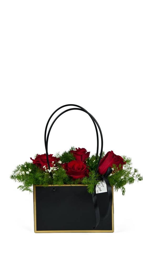 Red Rose Carry Bag