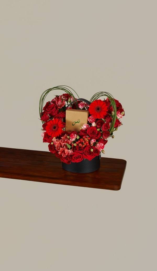 Crimson Heart Rose & Gerbera Box