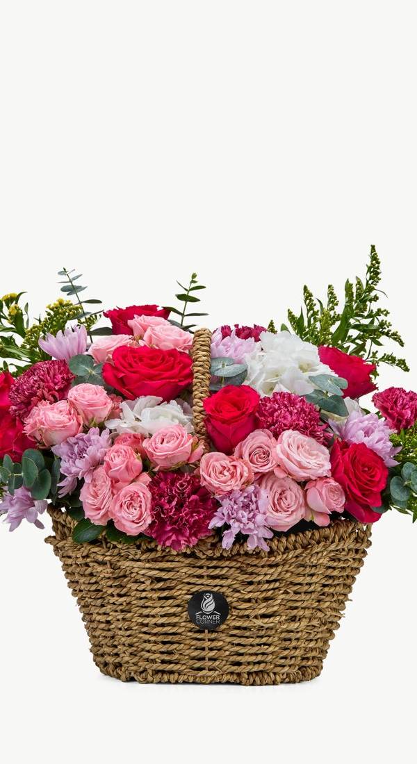 Fuchsia Dreams Basket