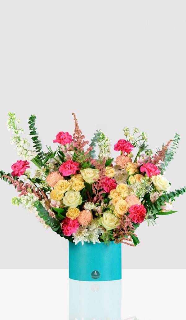 Pink & Buttercream Garden Box