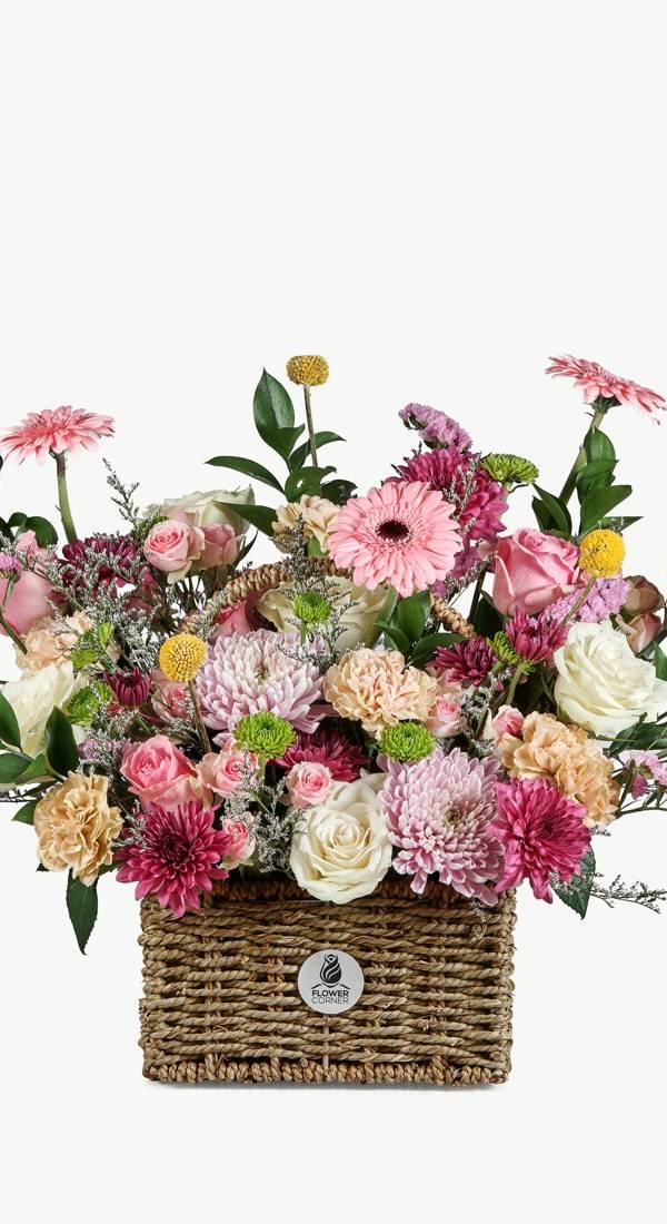 Peach Melba Basket