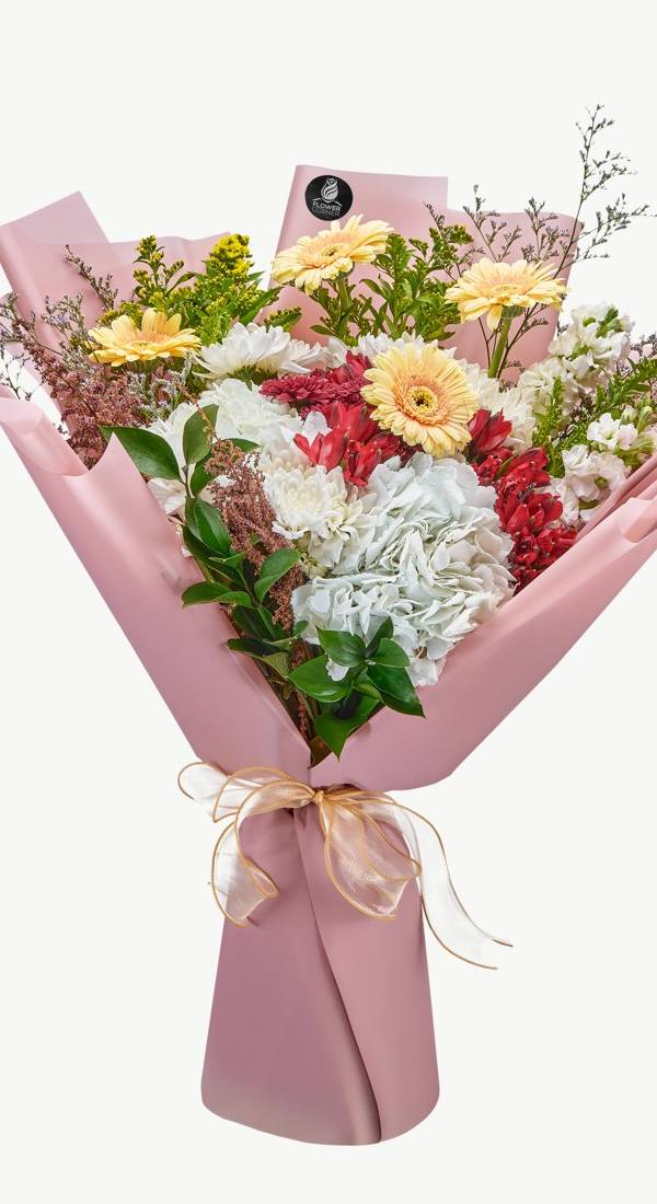 Sunlit Garden Gerbera Bouquet