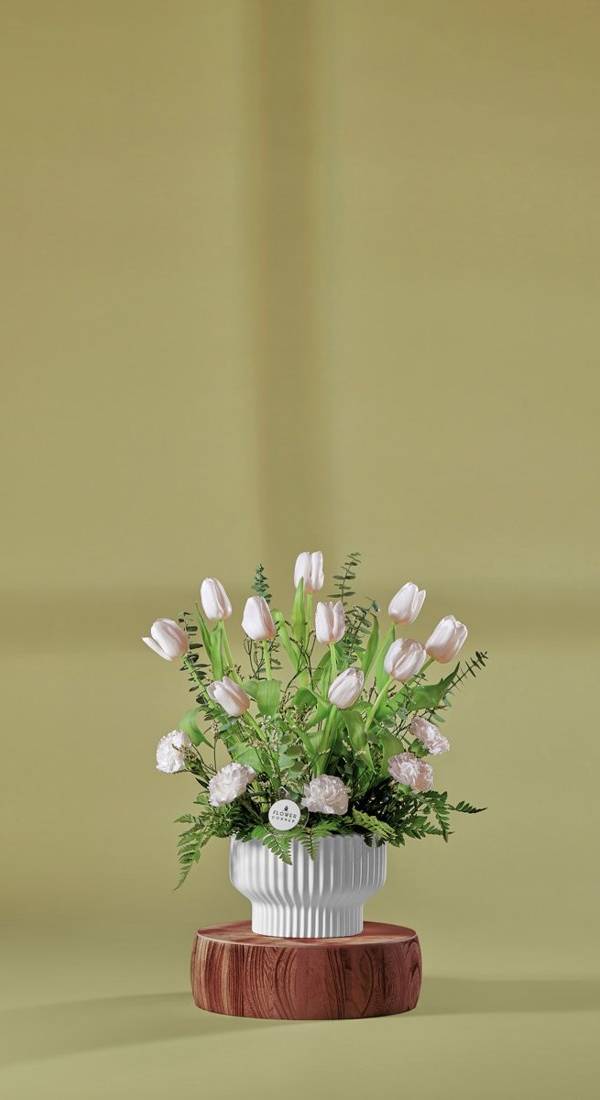 Tulip Whisper Vase