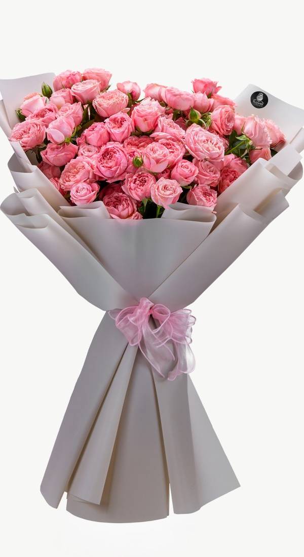 Pink Garden Spray Rose Bouquet