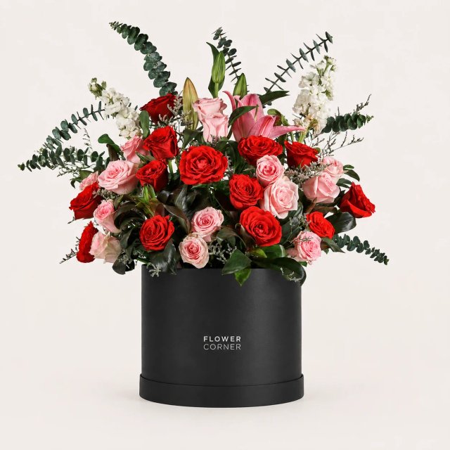 Rose Garden Box — Black