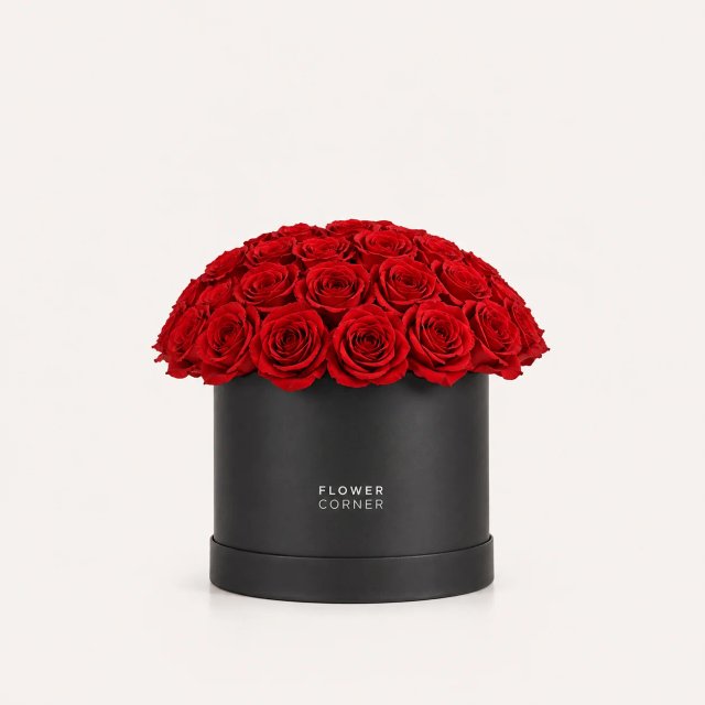 Rose Box Medium — Red / Black