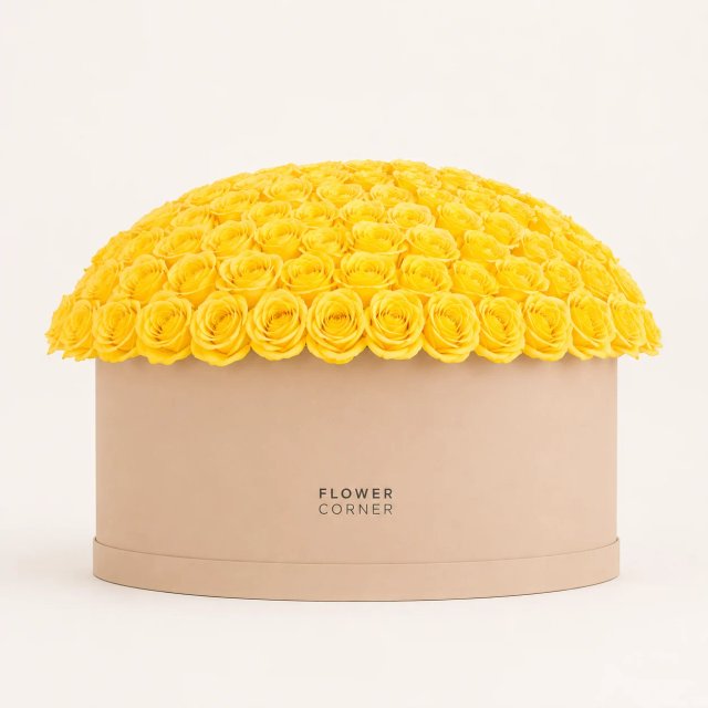 Rose Box X-Large — Yellow / Nude