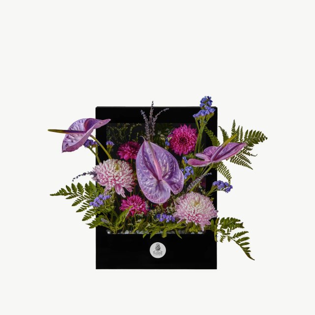 Purple Anthurium Window