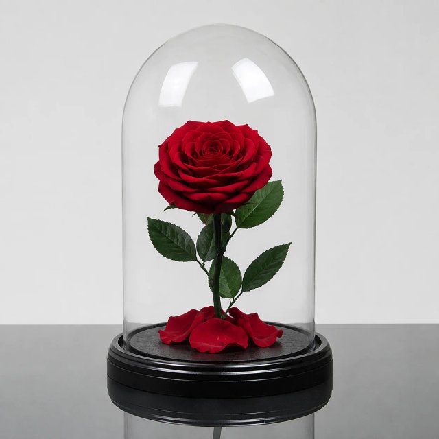 Forever Rose — Red / Round