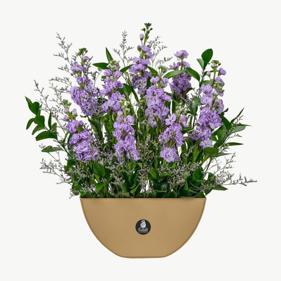 Blue & White Delphinium Vase