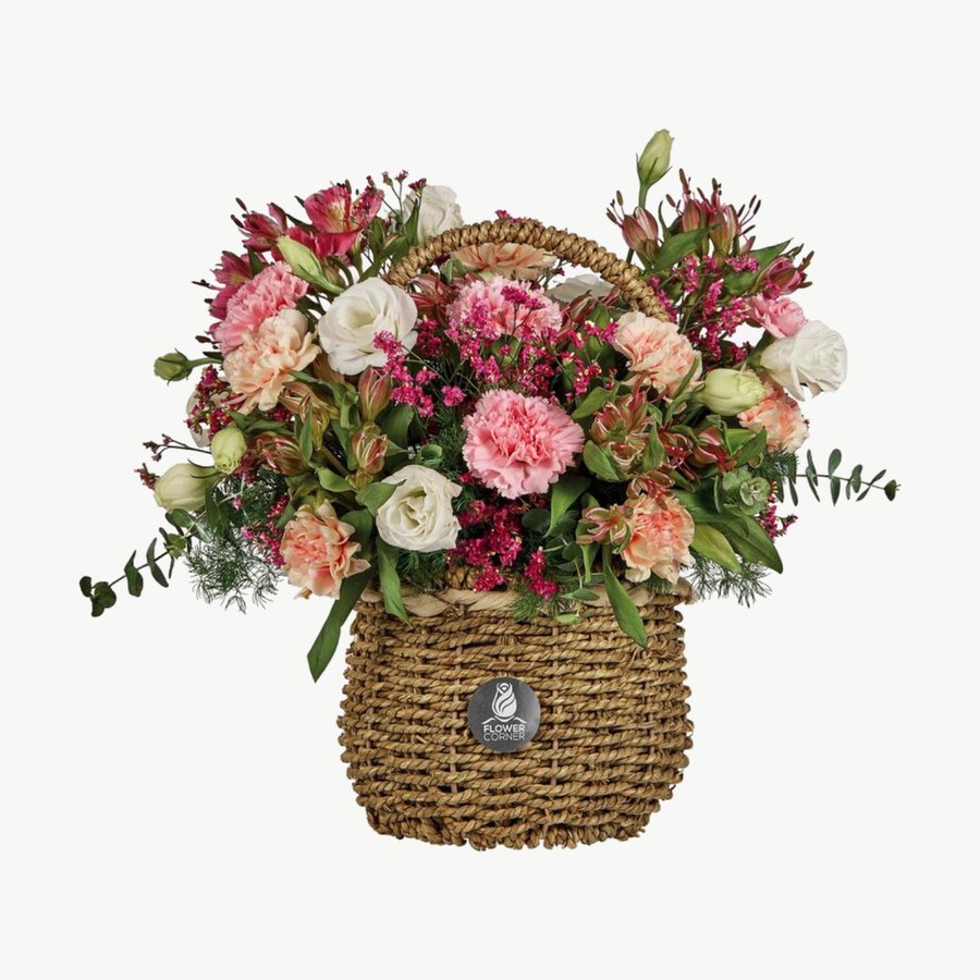 Blushing Meadow Basket
