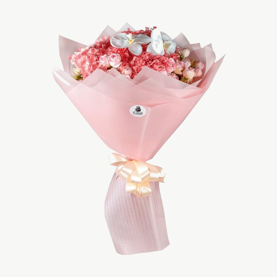 Mother's Day Rose & Lily Pink Bouquet