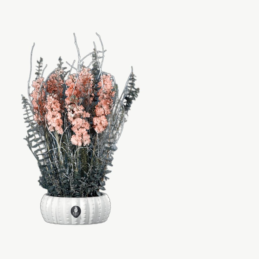 Coral Rose Vase