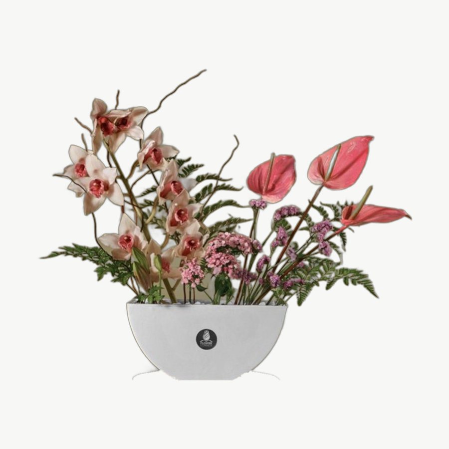 Pink Anthurium Bowl
