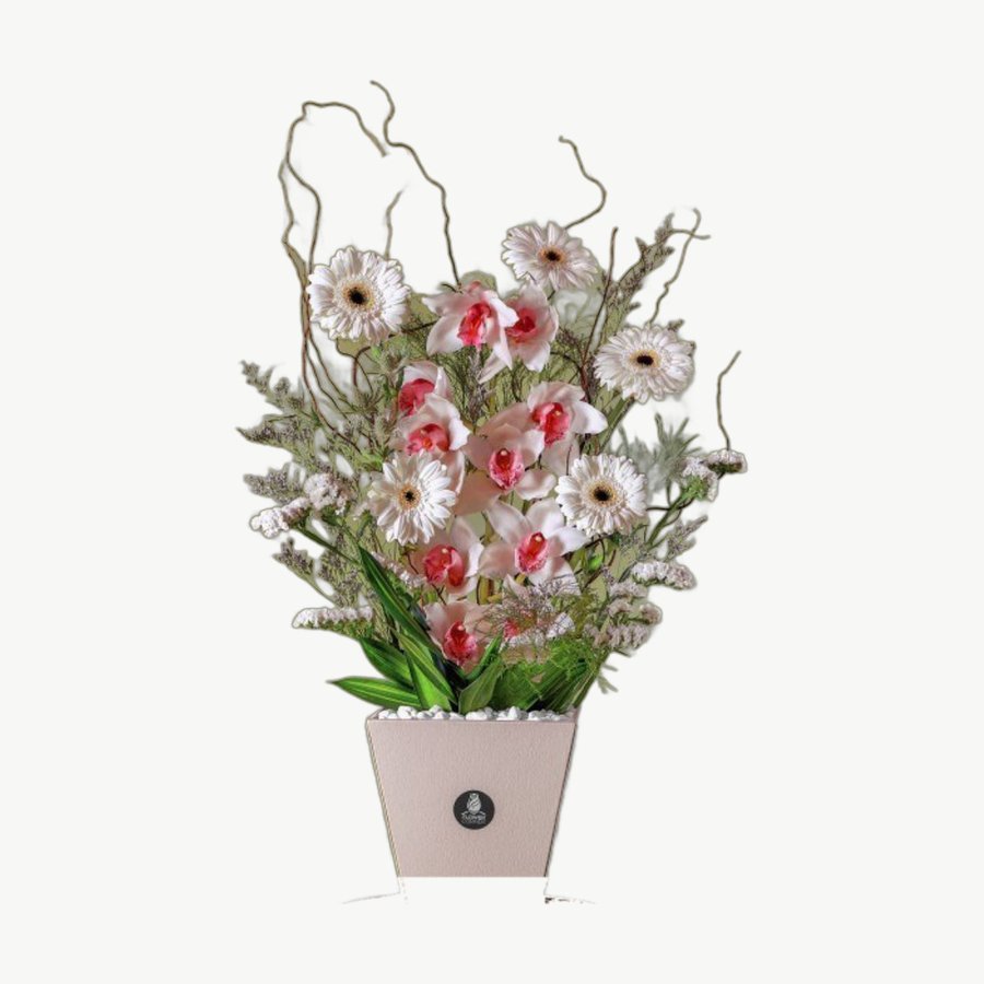 Pink Daisy Vase