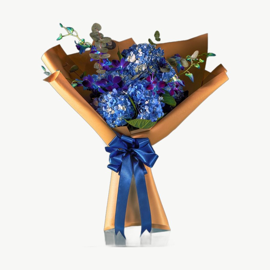 Blue Hydrangea Bouquet