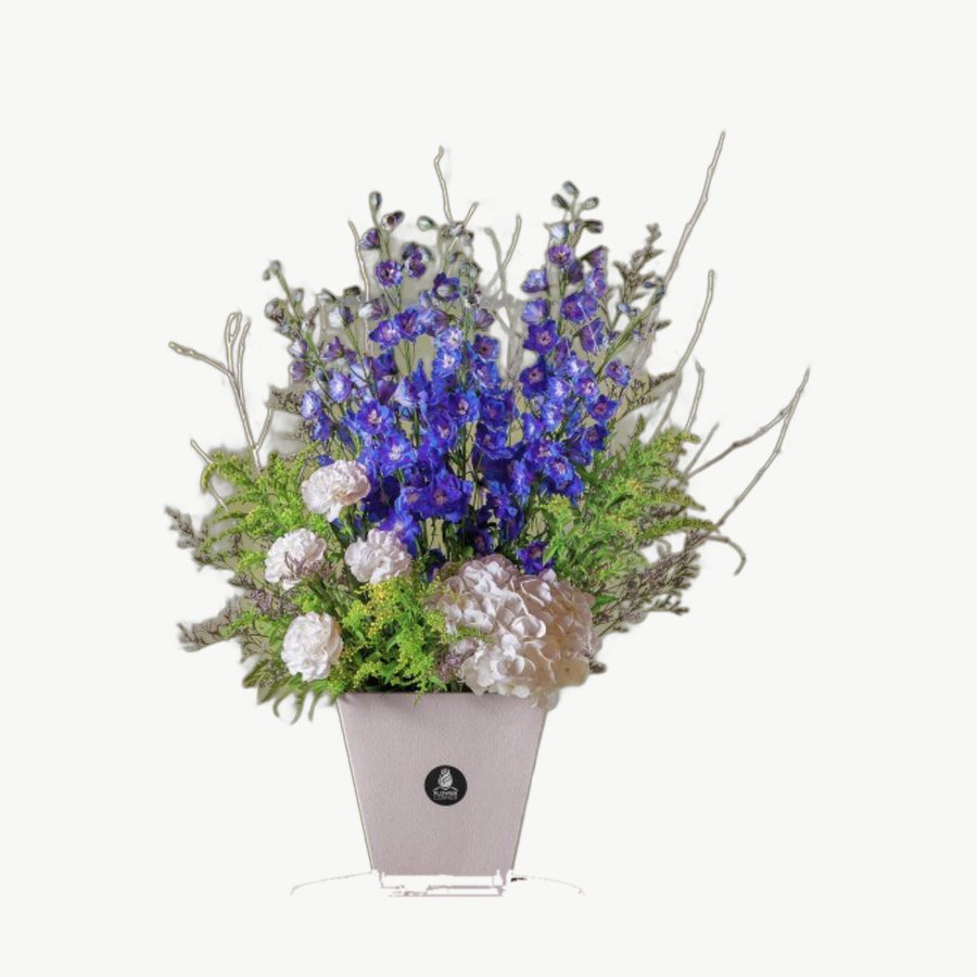 Blue Blush Vase