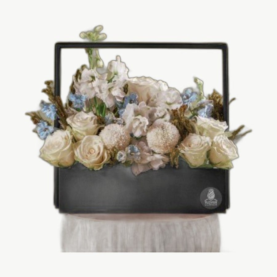 White Flower Bag