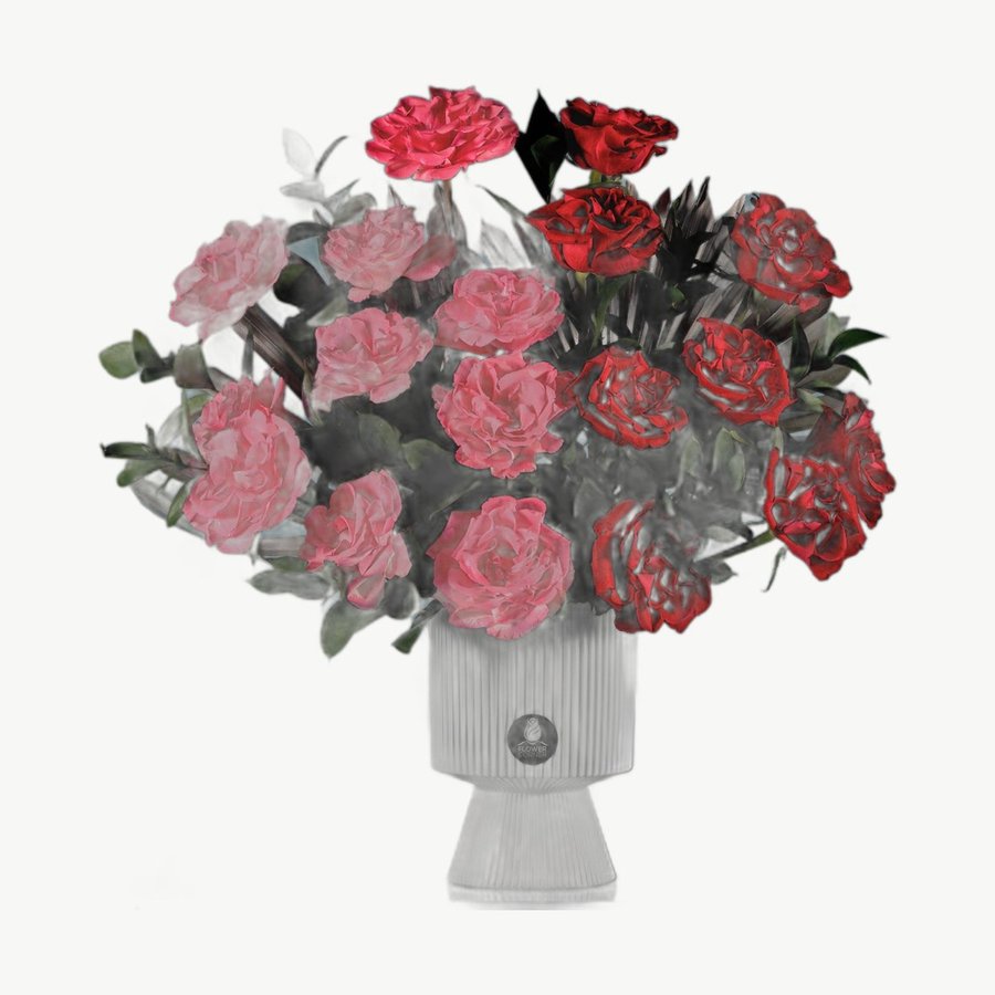 Pink Carnation Vase