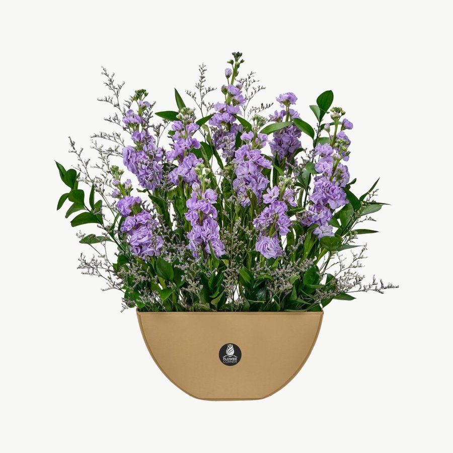 Blue & White Delphinium Vase