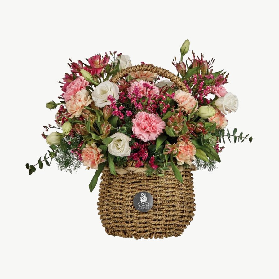 Blushing Meadow Basket