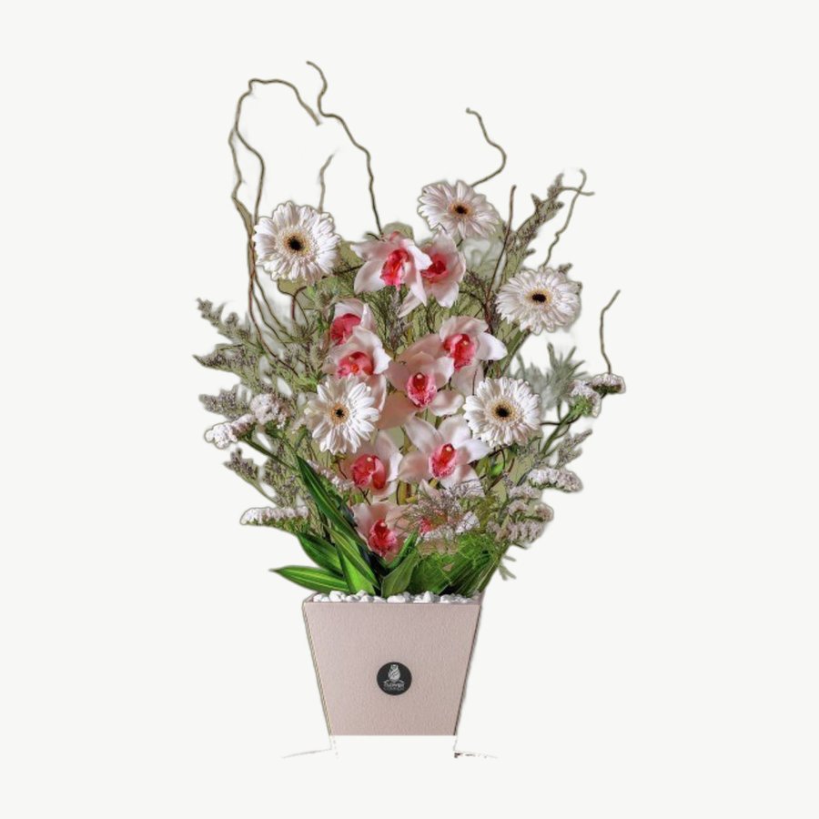 Pink Daisy Vase