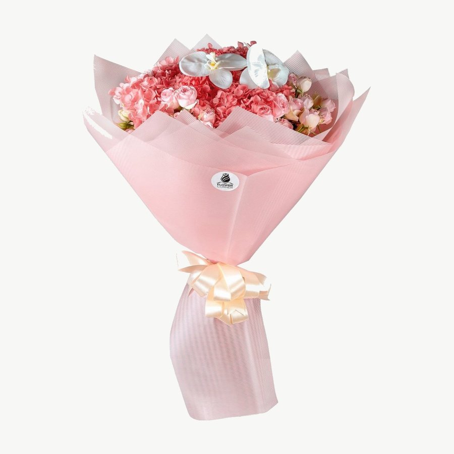 Mother's Day Rose & Lily Pink Bouquet